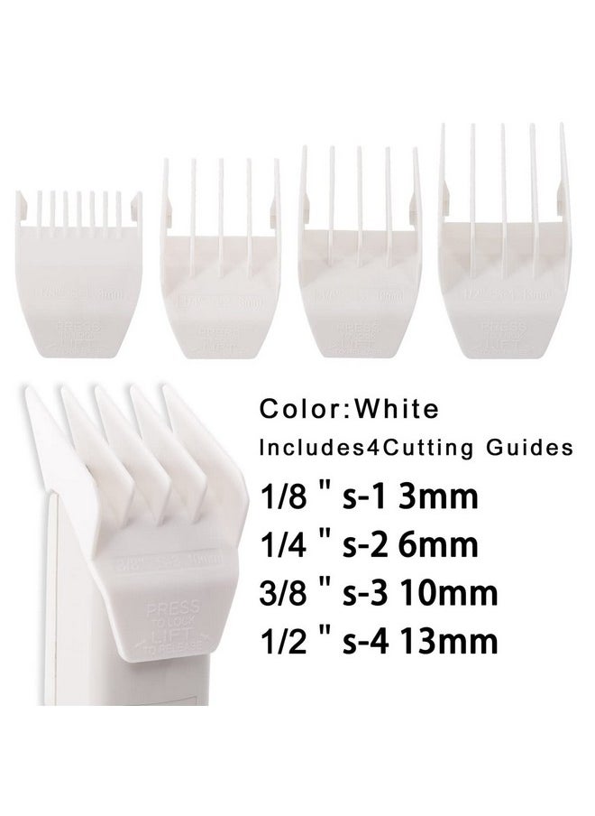 colorski Professional Peanut Clipper Guards for Wahl Peanut - From 1/8 Inch to 1/2 Inch, Fits for Wahl Peanut, White-4PCS  - Image 2