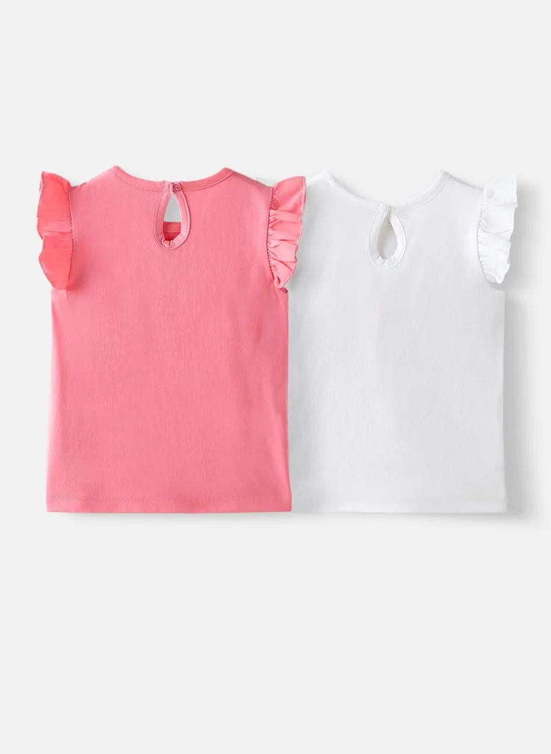 Nautinati Nautinati Girls Cotton Printed Top