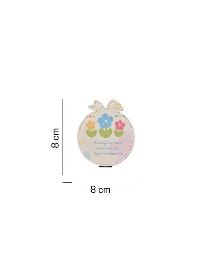 Compact Cute Printed Mirrors for Makeup and Travel - Image 2