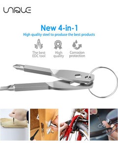 Unique 2 Set Mini Keychain Screwdriver, Outdoor Portable Multifunction Screwdriver, Mens Keychain Tool  - Image 4