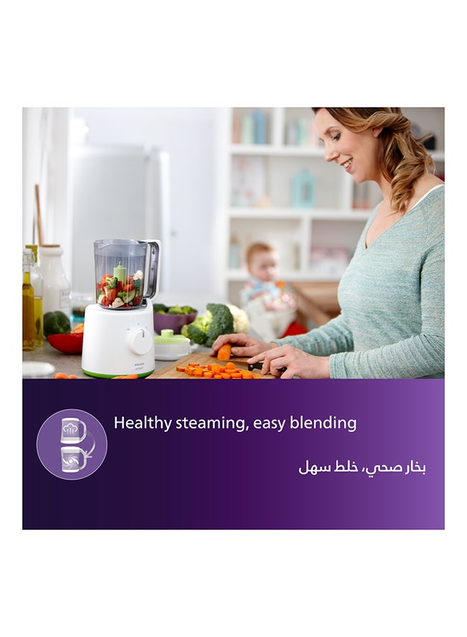Philips Avent Babyfood Advanced 2-in-1 Steamer & Blender 400 W | Healthy Steaming, Easy Blending | No.1 Brand Recommended By Moms Worldwide - Image 2
