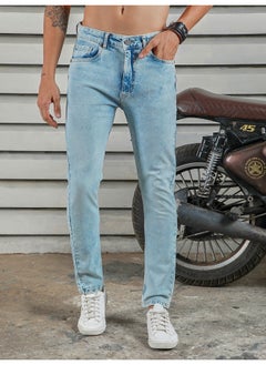 HIGH STAR Men’s Straight Tapered Indigo Jeans – Casual and Stylish  - Image 5