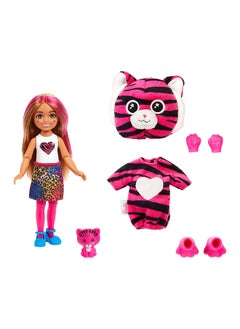 Barbie Chelsea Cutie Reveal Chelsea Jungle Friends Series - Tiger  - Image 2