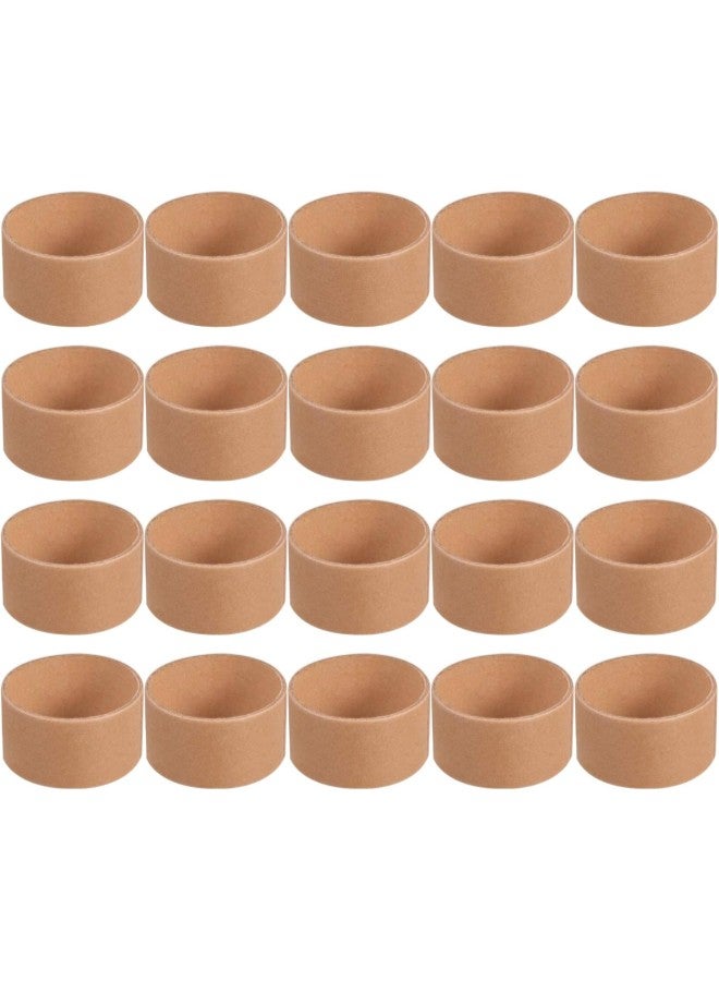20pcs Kraft Paper Craft Tube Open-Ended DIY Round Paperboard Tubes Cardboard Rolls Kid Painting Supply for Arts Crafts Project Accessories (Brown 1)