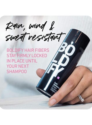 Superior Plant-Based Hair Thickening Fibers For Full Coverage – Completely Conceals Hair Loss, Thinning Areas, And Balding Spots With A Clump-Free, Seamless "Real Hair" Finish, Dark Brown (28G) - view 3