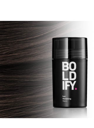Superior Plant-Based Hair Thickening Fibers For Full Coverage – Completely Conceals Hair Loss, Thinning Areas, And Balding Spots With A Clump-Free, Seamless "Real Hair" Finish, Dark Brown (28G) - view 2