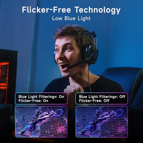 ArcticPro Monitor 24inch Gaming Monitor 240Hz, FHD 1080p, 2ms Response Time, Adaptive sync, 3000:1 Contrast, PC Monitor, 3-Sided Frameless, Ultra Slim, 120% sRGB, Bluelight Filter, HDMI & DP Ports - Image 5