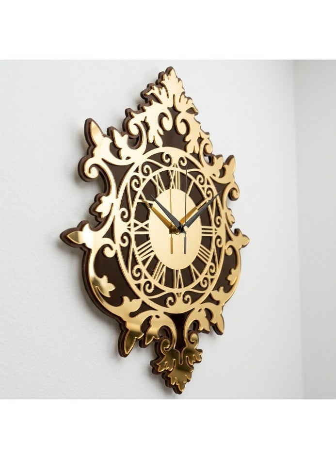 Luxury Decorative Wall Clock, Large Modern Wall Décor for Living Room, Bedroom and Office, Easy to Install, Silent Quartz Movement - Image 1