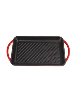VAV Dutch Oven Square Grill Pan, Healthy and Safe Non-Stick 21.8x33.3cm / 8.6x13.1Inch – Red  - Image 3