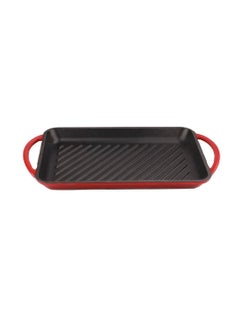 VAV Dutch Oven Square Grill Pan, Healthy and Safe Non-Stick 21.8x33.3cm / 8.6x13.1Inch – Red  - Image 2