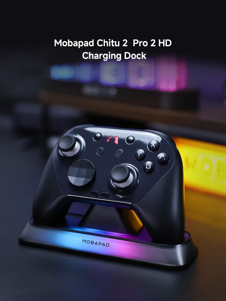 Mobapad M-a20 Charging Dock Station for Chitu 2 Switch2 Pro2 HD Controller, Gamepad Accessories, White - Image 2