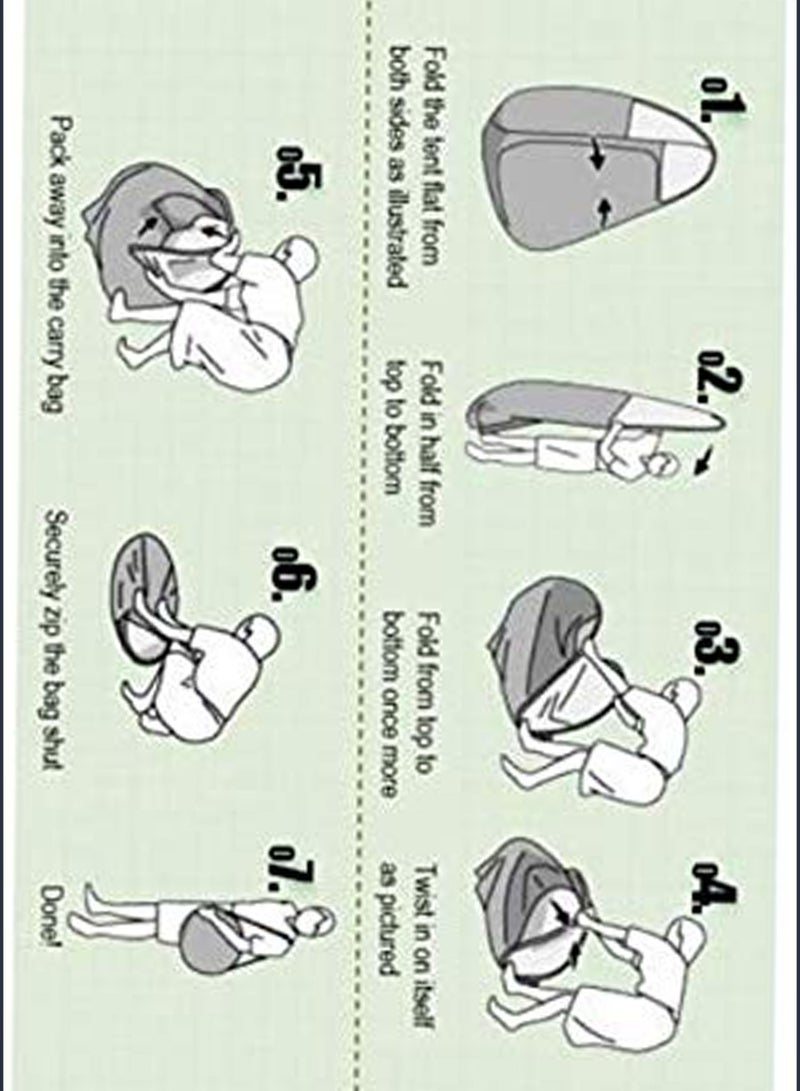 Oakura Pop-Up Toilet Tent – Portable Privacy Shelter in Blue - Image 5