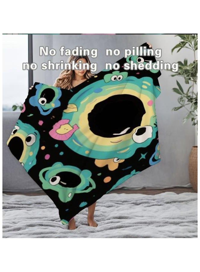 عام بطانية رقيقة من الفانيلا (دافئة ومريحة، ومناسبة للنوم واستخدام الألعاب وإزالة الغبار ومقاومة للرمل) 150 سم * 200 سم - 370 - Image 5