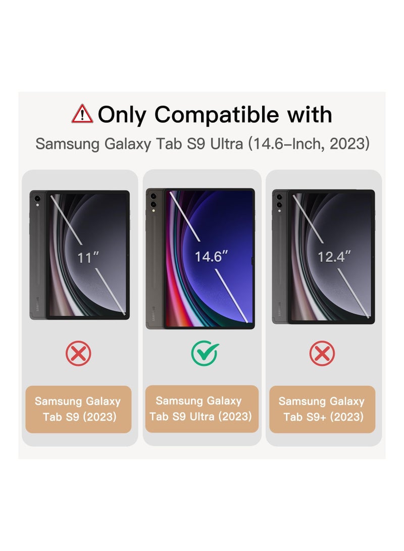 Paper Screen Protector for Samsung Galaxy Tab S9 Ultra 14.6-Inch, Anti-Glare, Matte PET Film for Drawing, 1-Pack - Image 3