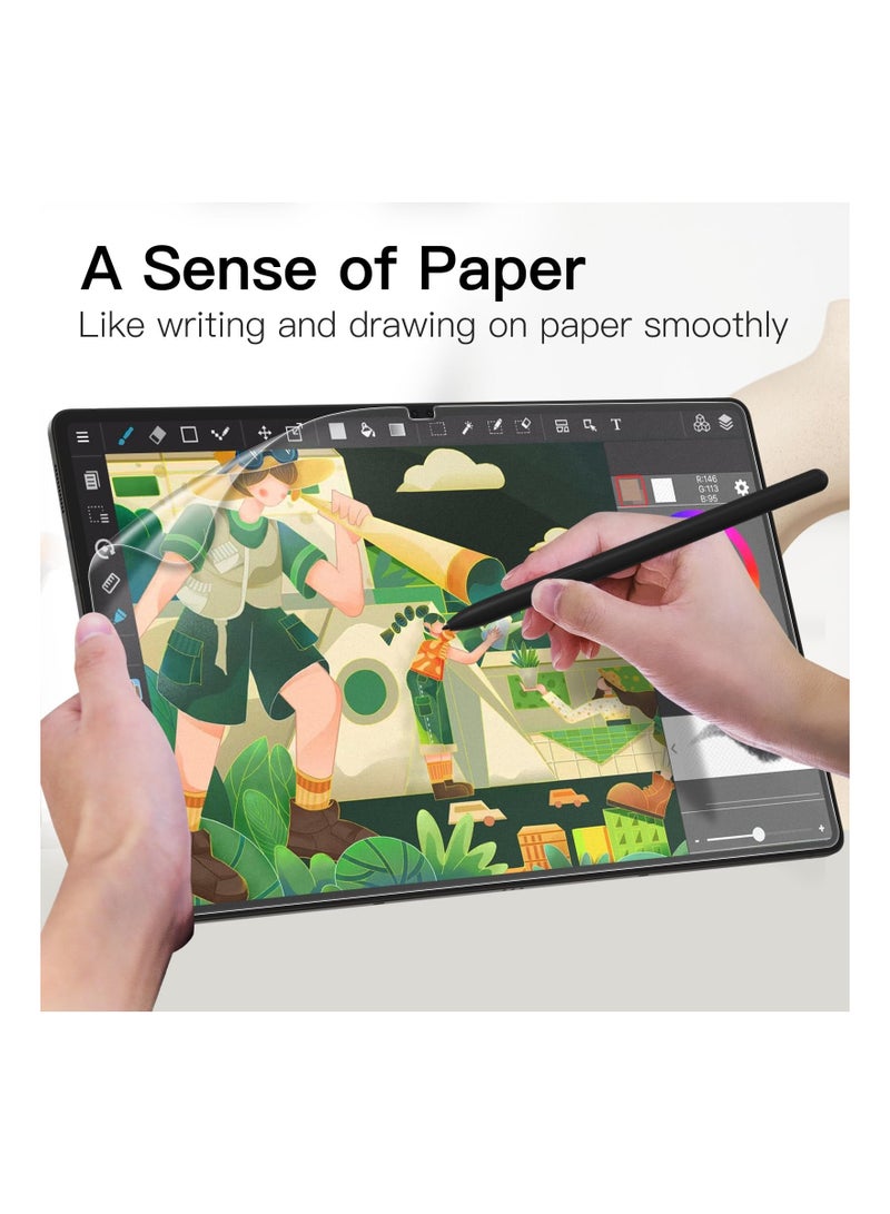 Paper Screen Protector for Samsung Galaxy Tab S9 Ultra 14.6-Inch, Anti-Glare, Matte PET Film for Drawing, 1-Pack - Image 2