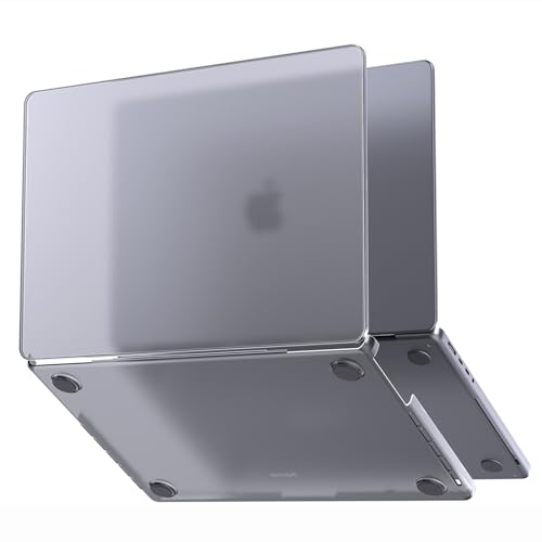 Soonjet for MacBook Pro 16 inch Case M4 2025 2024-2021 M3 M2 M1 Pro/Max [100% Match Official Color] Protective Hard Cover Laptop - Space Gray Clear - Image 1