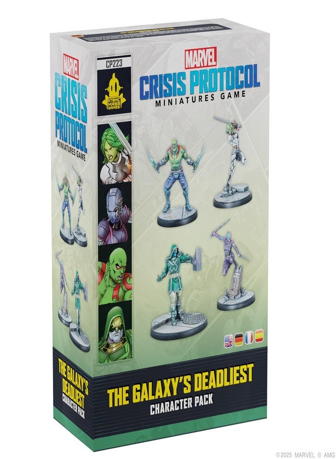 Atomic Mass Games Marvel: Crisis Protocol The Galaxy's Deadliest Affiliation Pack -Tabletop Superhero Game, Ages 14+, 2 Players, 90 Minute Playtime, Made by Atomic Mass Games - Image 1