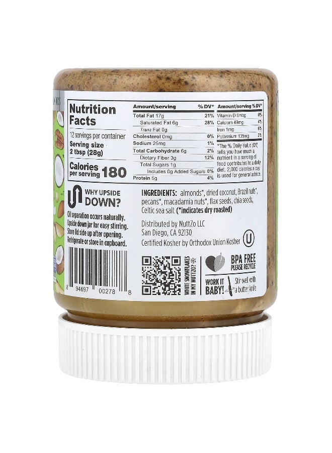 Nuttzo, Keto, 7 Nut & Seed Butter, Crunchy, 12 oz (340 g) - Image 2