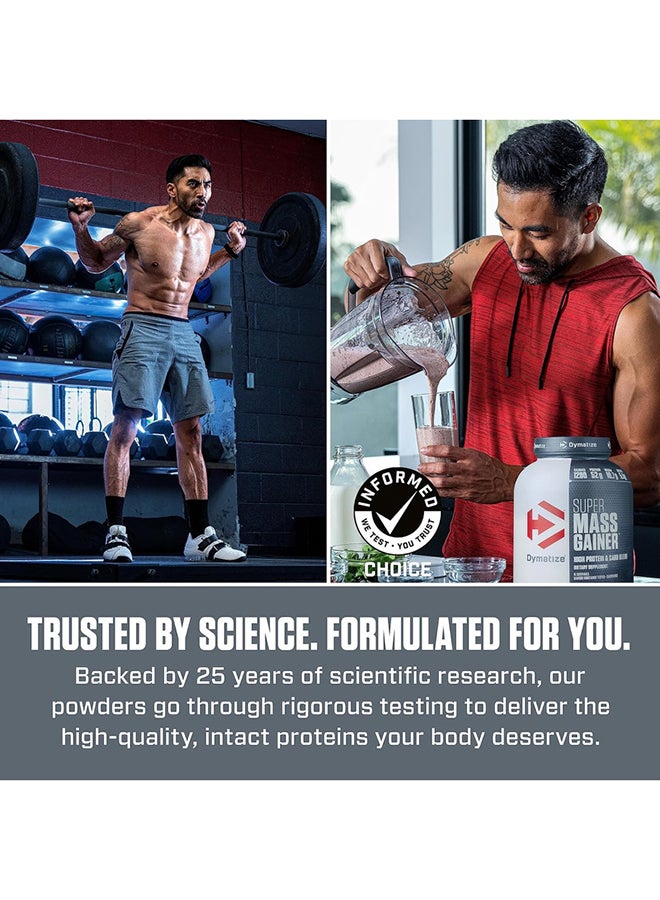 ديماتيز مسحوق بروتين سوبر ماس جينر بنكهة الشوكولاتة الغنية بوزن 6 رطل - Image 4