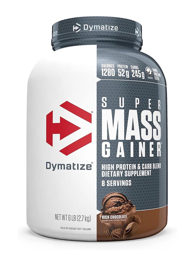 ديماتيز مسحوق بروتين سوبر ماس جينر بنكهة الشوكولاتة الغنية بوزن 6 رطل - Image 1