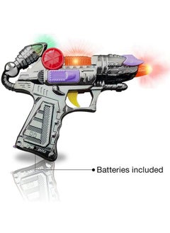 ArtCreativity Ranger Handgun Toy Set With Flashing Lights & Sounds 2 Cool Futuristic Handguns Pretend Play Toy Gun Great Party Favor Gift For Boys And Girls Batteries Included Colors May Vary  - Image 4