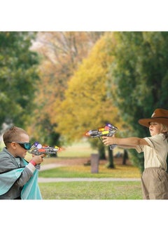 ArtCreativity Ranger Handgun Toy Set With Flashing Lights & Sounds 2 Cool Futuristic Handguns Pretend Play Toy Gun Great Party Favor Gift For Boys And Girls Batteries Included Colors May Vary  - Image 5