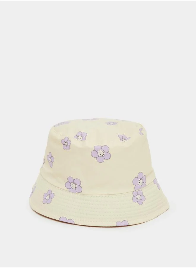 ستايلي Styli Floral Printed Bucket Hat