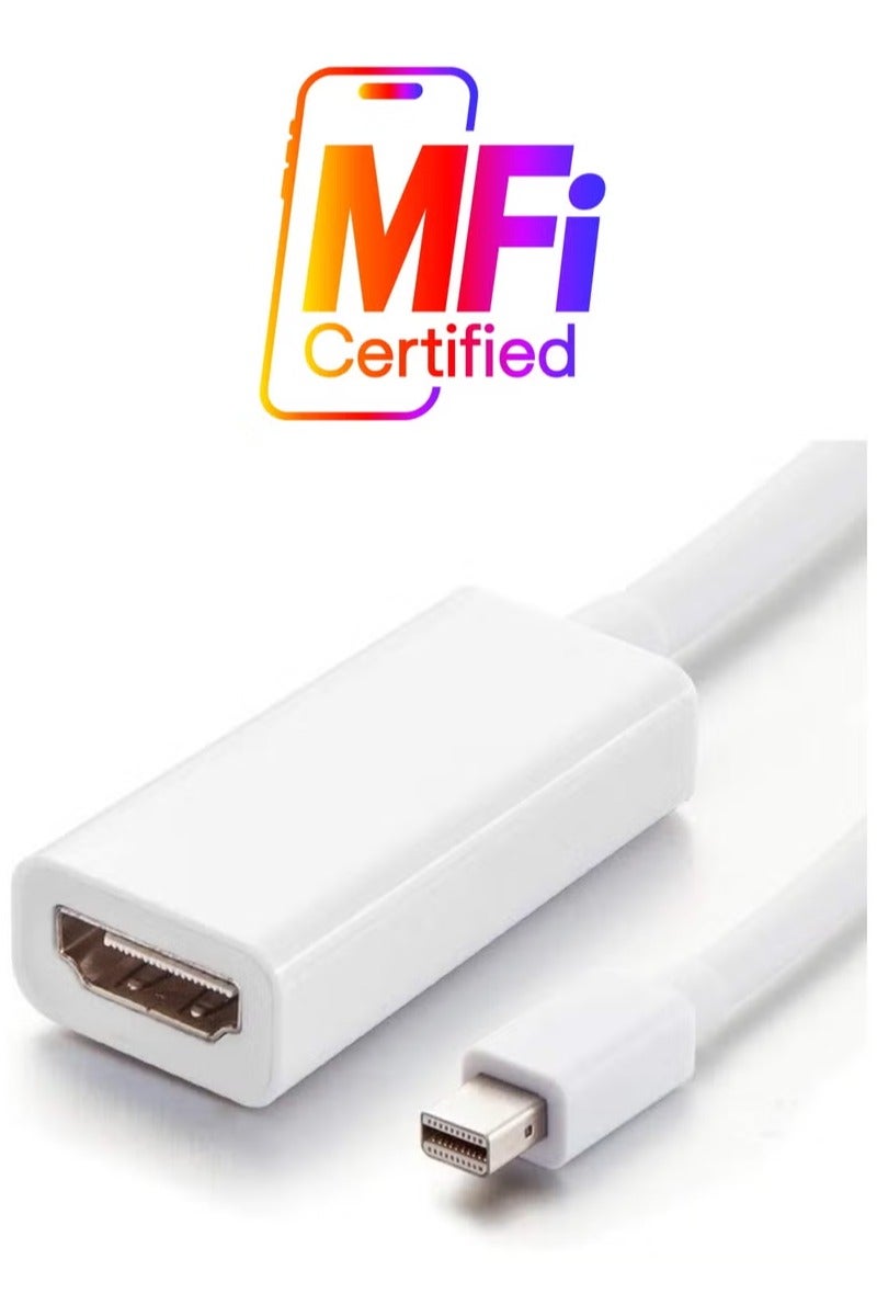 أوميكسبرو كابل محول Thunderbolt Mini Display DP ذكر إلى HDMI أنثى لجهاز Mac MacBook Pro Air - Image 1