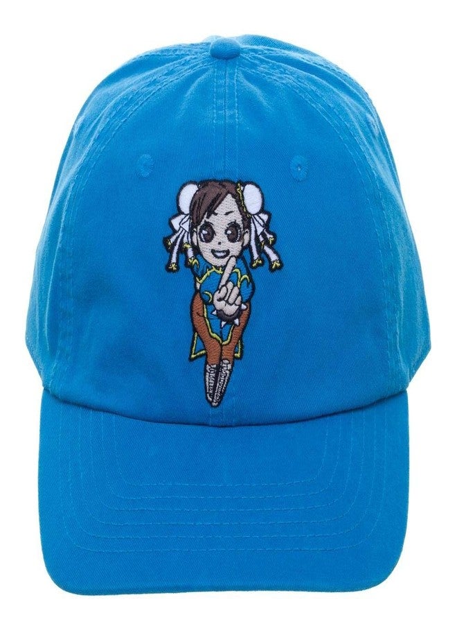 Street Fighter Hat Chun Li Dad Cap New qd7g2csfc - Image 1