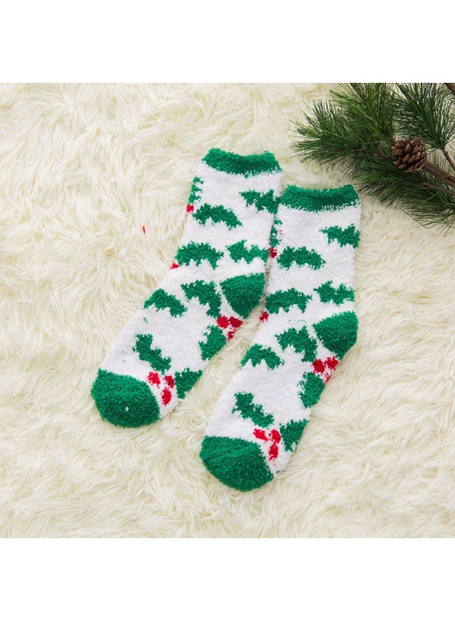 إسكدنيا جوارب عيد الميلاد المرجان الصوف جوارب دافئة سميكة لحفلة عيد الميلاد الشتوية لصالح الإمدادات