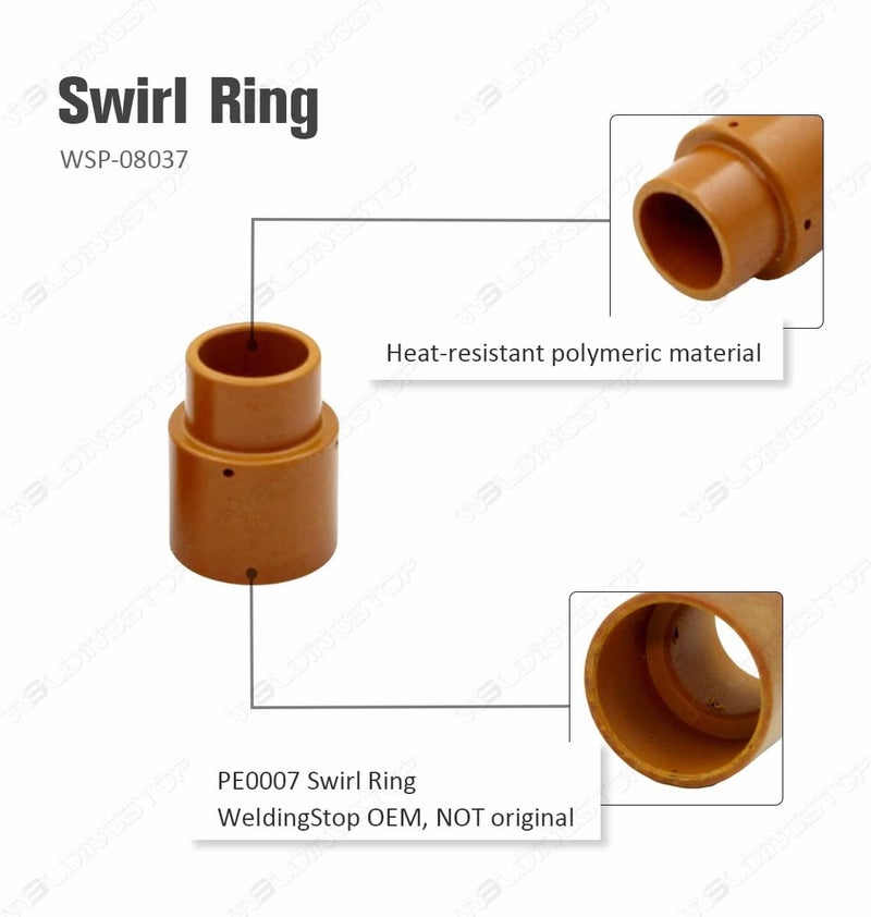 WeldingStop Plasma Electrode Tips Kit Compatible for Eastwood Versa-Cut 40 Cutter Torch 40Amps Trafimet CB50 Plasma Torch - Image 4