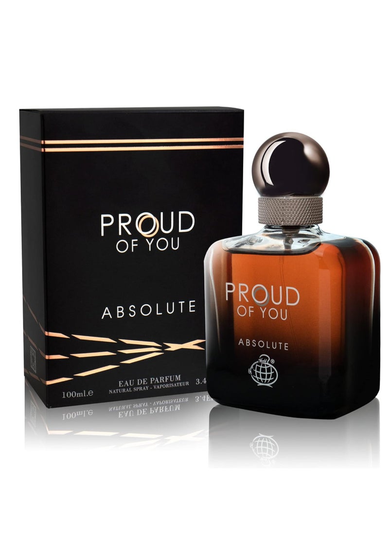 Fragrance World - Fragrance World - Proud Of You Absolute - Eau de Parfum - Perfume For Men, 100ml - Image 1
