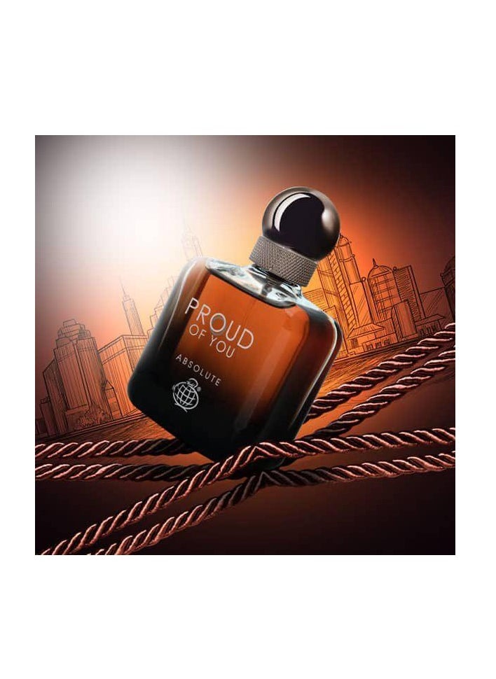 Fragrance World - Fragrance World - Proud Of You Absolute - Eau de Parfum - Perfume For Men, 100ml - Image 1