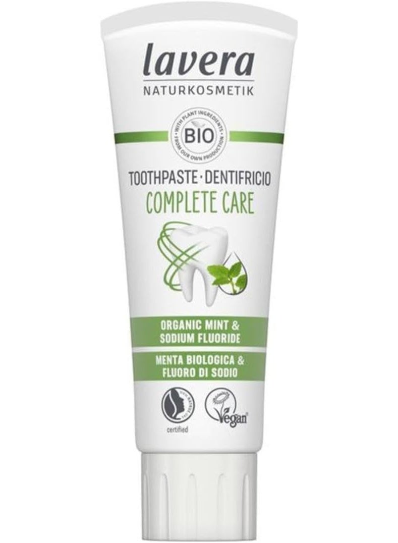 lavera Organic Complete Care Toothpaste With Mint & Sodium Fluoride 75 ML - Image 1