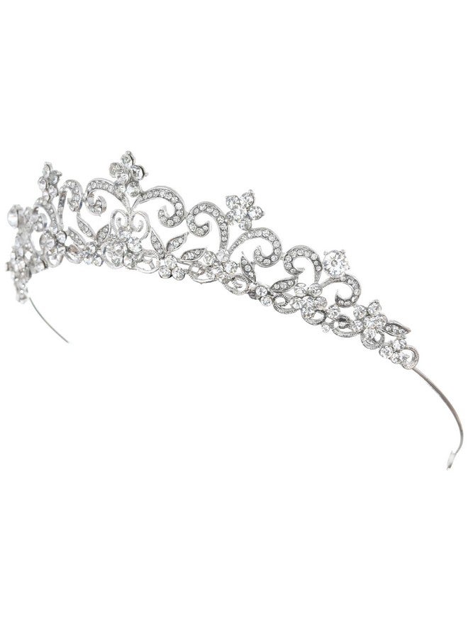 SAMKY Bride'S Wedding Tiara Headpiece Bridal Crown Rhinestone Crystal Hair Accessories For Woman - Image 2
