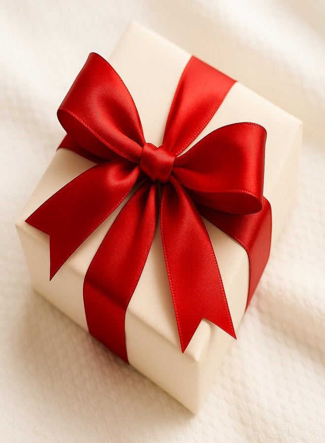 LilyRin Red Ribbon 1-1/2 Inches 36 Yards Satin Roll Perfect for Scrapbooking, Art, Wedding, Wreath, Packing Birthday, Wrapping Christmas Gifts or Other Projects - Image 4