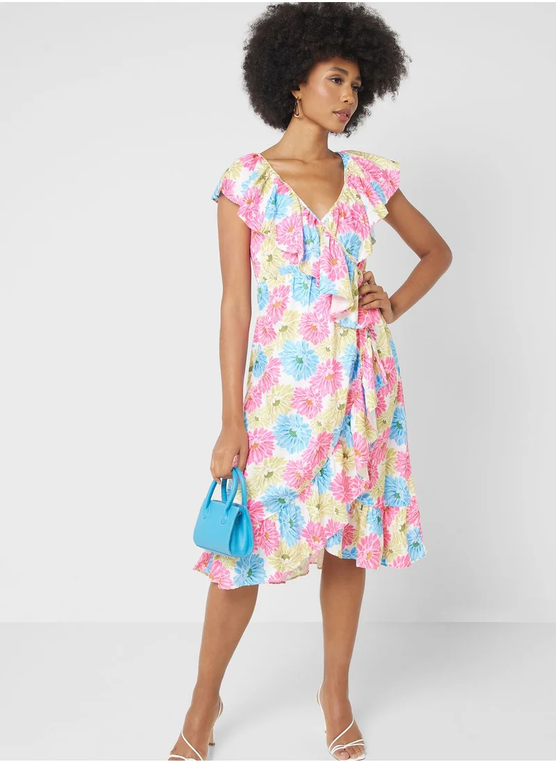 ELLA Ruffle Sleeve Dress