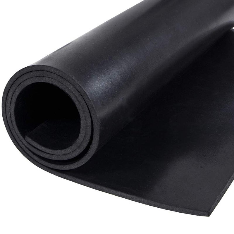 TORRAMI Neoprene Rubber Sheet Roll 18 125 Inch Thick x 12 Inch Wide x 24 Inch Long for DIY Gaskets Pads Seals Crafts FlooringCushioning of AntiVibration AntiSlip - Image 1