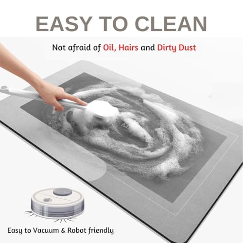 Outlay Home Kitchen Mats, Waterproof Memory Foam Kitchen Rugs, Standing Desk Mat Floor Mats, Comfort Runner Rug Carpets for Kitchen Floor, Sink - 2 Piece (Peach) - Image 2