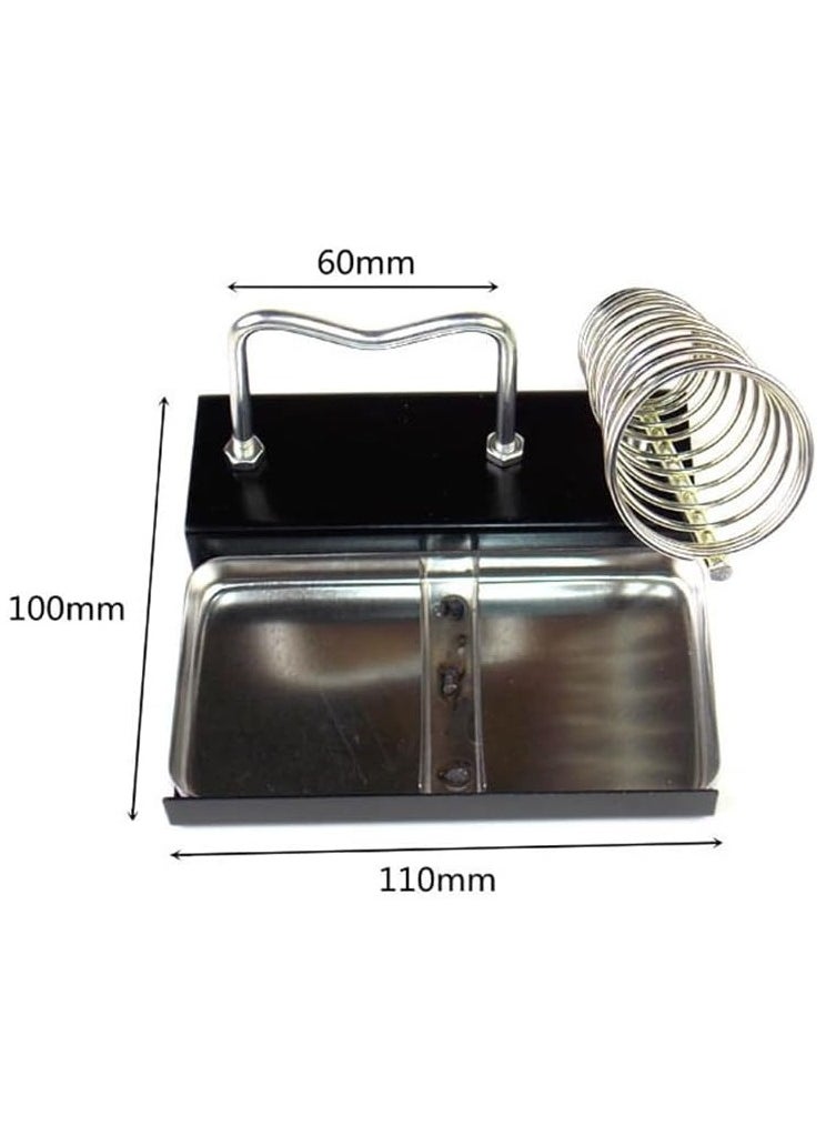 Rubik Soldering Iron Holder Stand with Metal Base for Tip Cleaner Sponge Holder Multifunction  - Image 2