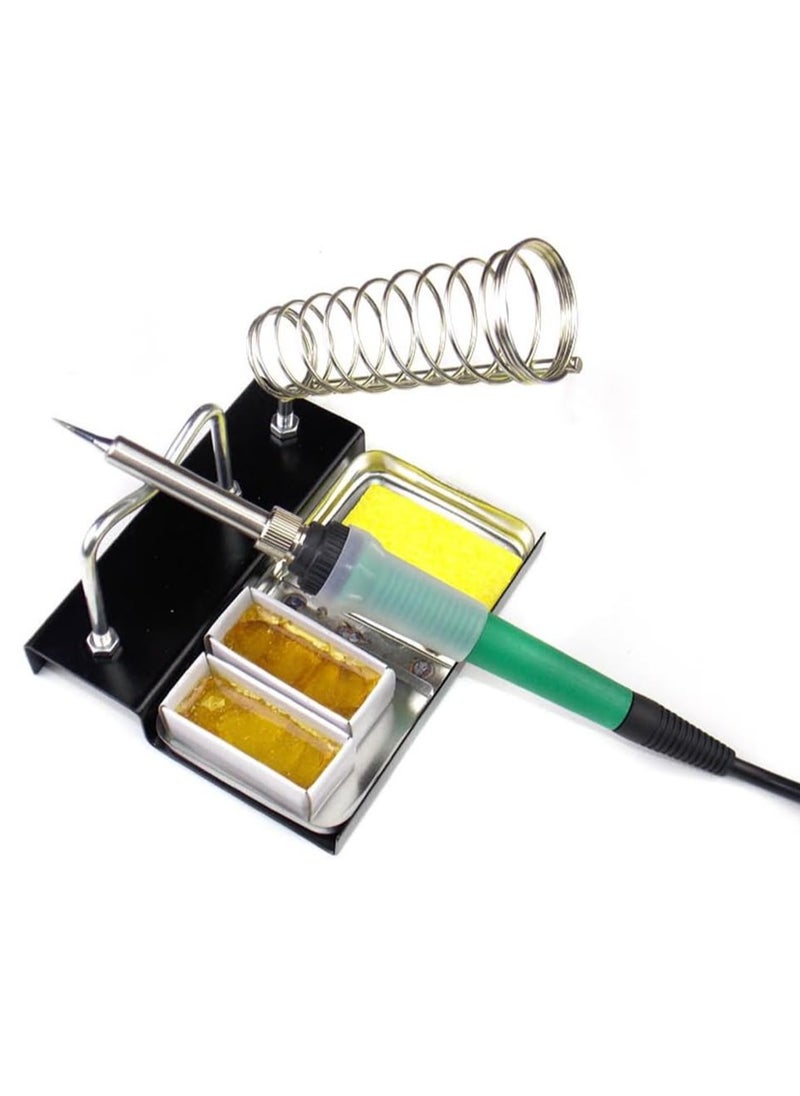 Rubik Soldering Iron Holder Stand with Metal Base for Tip Cleaner Sponge Holder Multifunction  - Image 4