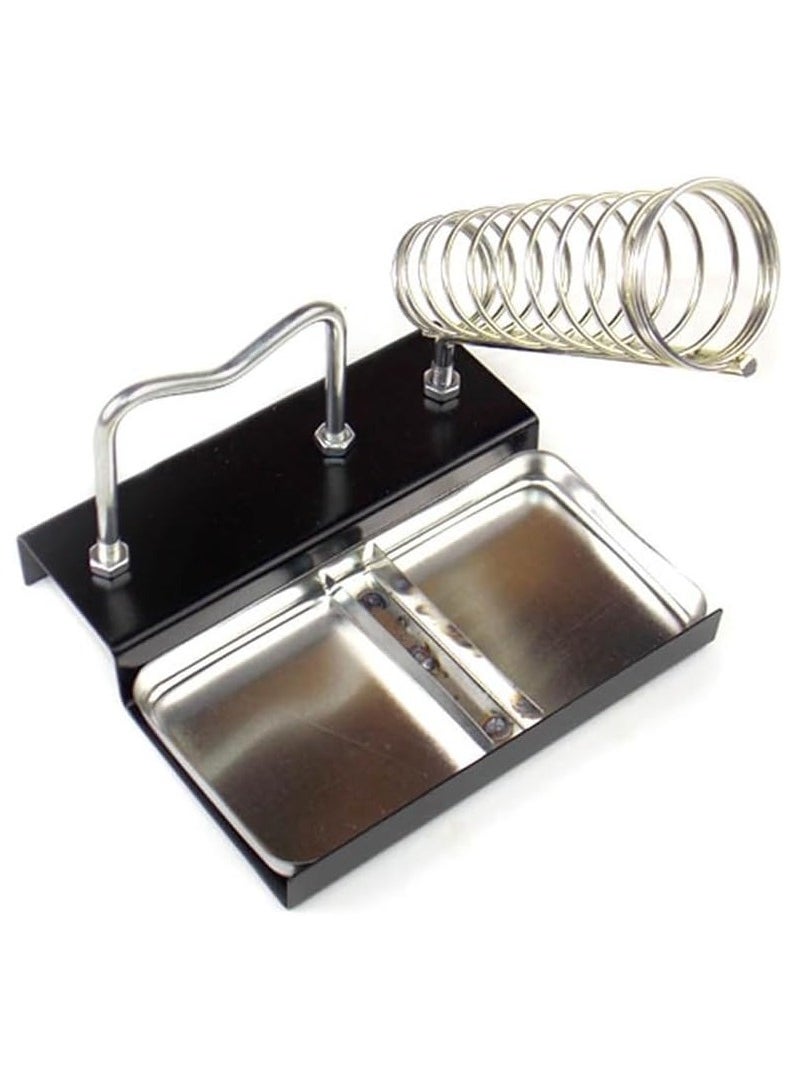 Rubik Soldering Iron Holder Stand with Metal Base for Tip Cleaner Sponge Holder Multifunction  - Image 1