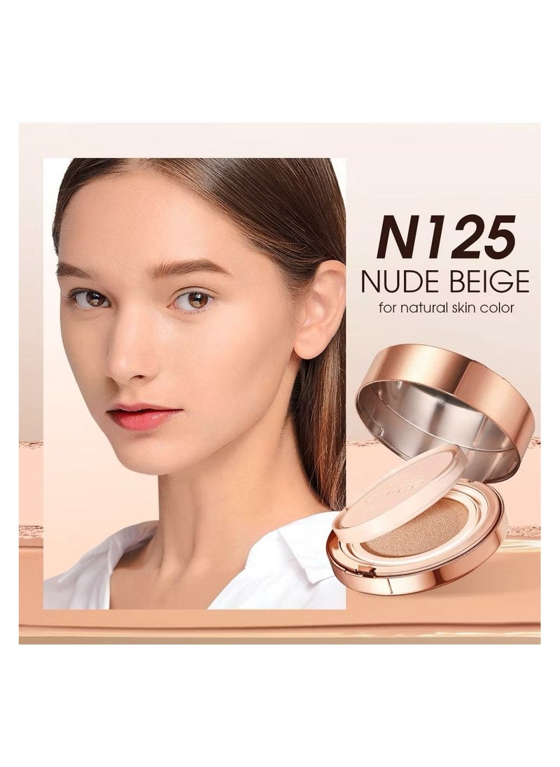 OTWOO - Otwoo  nude beige N125 2in1 face powder & cushion cream water proof long lasting oil control soft focus - Image 1