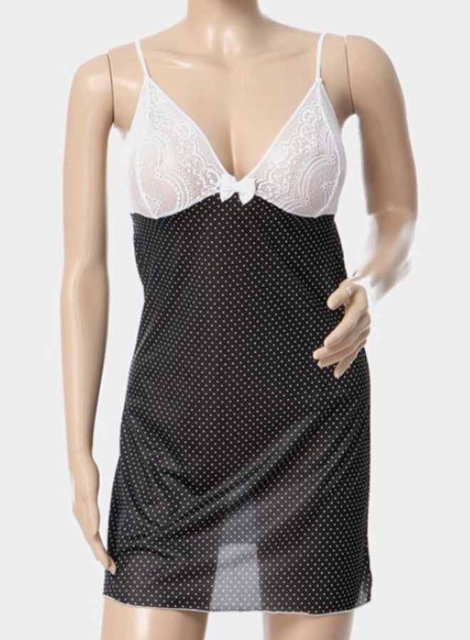 Lasso Multicolored short nightgown set for women - Image 3