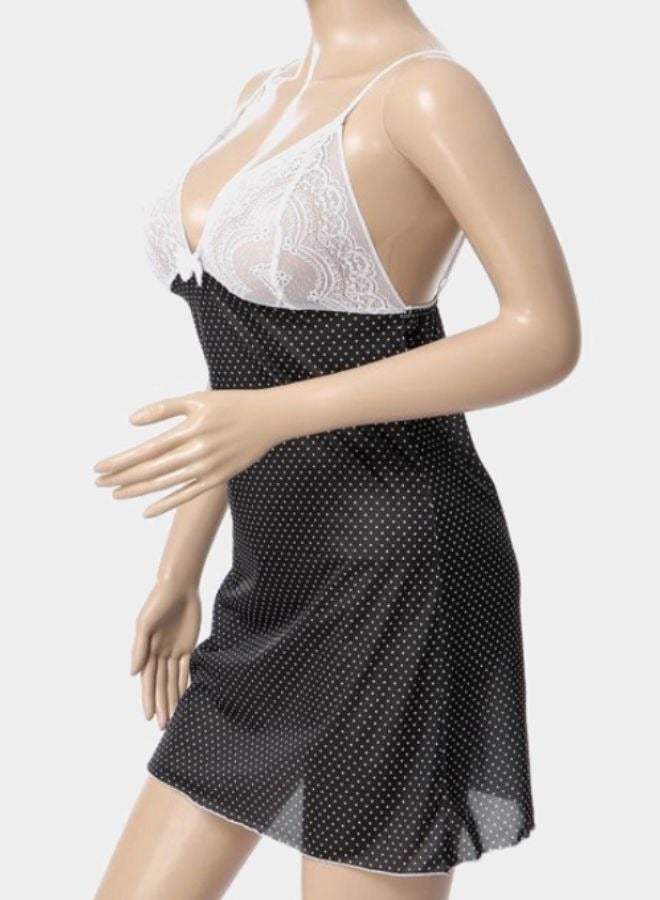 Lasso Multicolored short nightgown set for women - Image 2