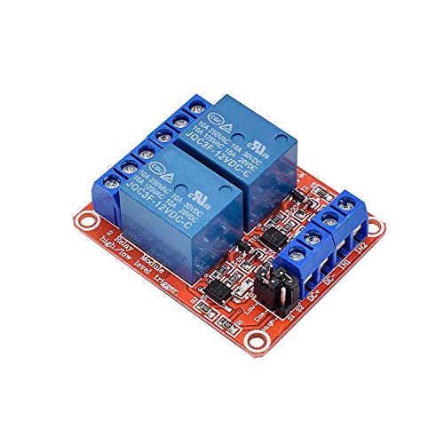 Valefod [2-Pack] DC 12V Relay Module 2-Channel Relay Switch with Optocoupler Isolation High/Low Level Trigger - Image 5