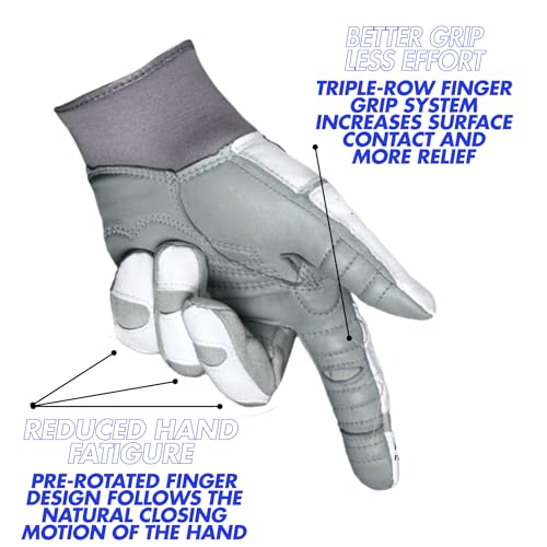 Bionic Women's ReliefGrip 2.0 Golf Glove (Silver, Medium, Left) - Image 4