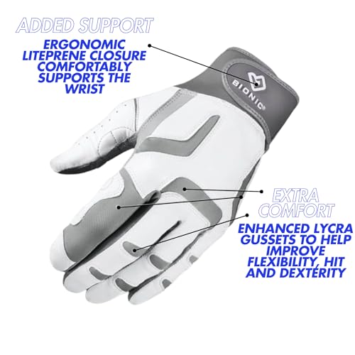 Bionic Women's ReliefGrip 2.0 Golf Glove (Silver, Medium, Left) - Image 3