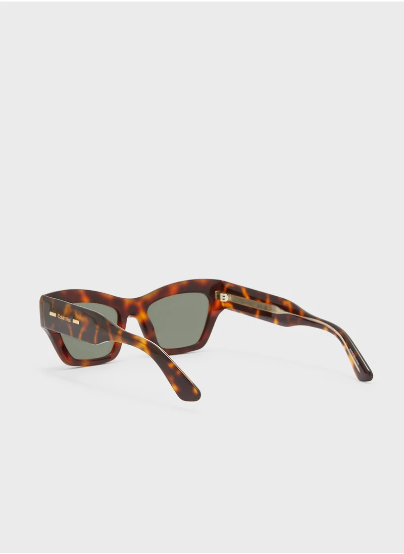 CALVIN KLEIN Modified Rectangle Sunglasses