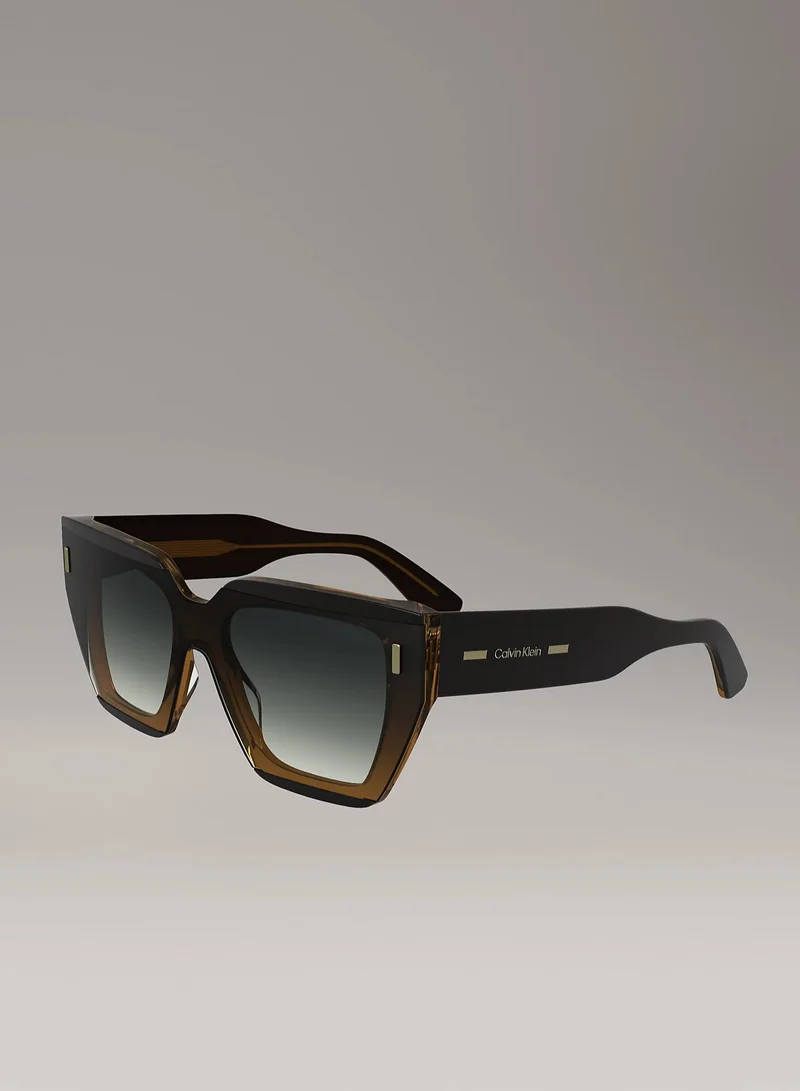 كالفن كلاين نظارة شمسية بإطار مستطيلي